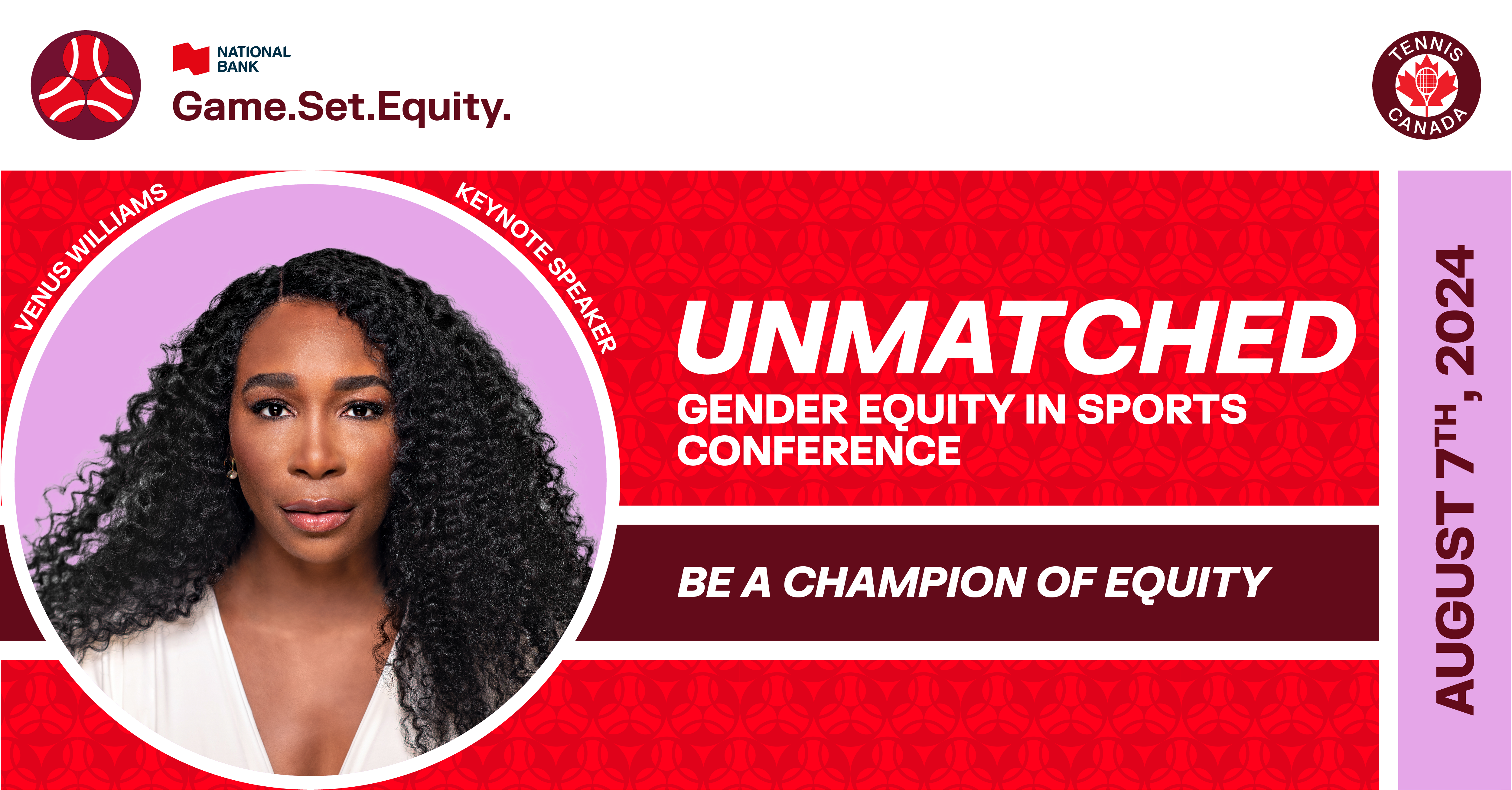 Unmatched Gender Equity in Sports Conference logo